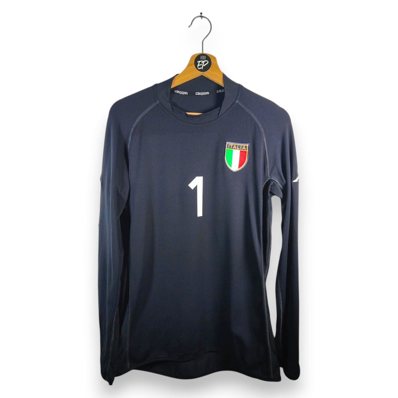 Canottiere & Pantaloni: Original 2002 Italy GK Trikot Buffon – Usato da Martigny venduto da eternalpitch 1