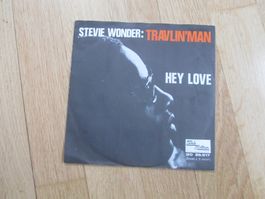 Stevie Wonder - Travlin' Man / Hey Love -   Motown - Single