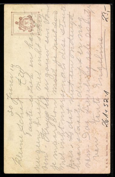 Cartoline postali: A. Thiele: junges Kätzchen hat sich mit – Usato da Berlin venduto da bartko-reher 1