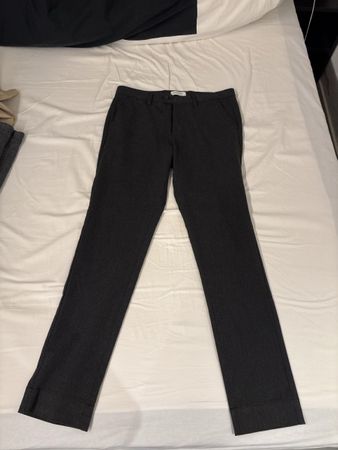 Jack & Jones Herren Stoffhose Slim Fit, dunkelgrau Gr. 32/32