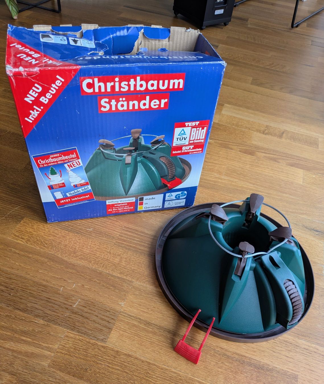 Pieds de sapin de Noël: Christbaumständer mit Einseiltechnik – D'occasion à Wabern par jenglbells
