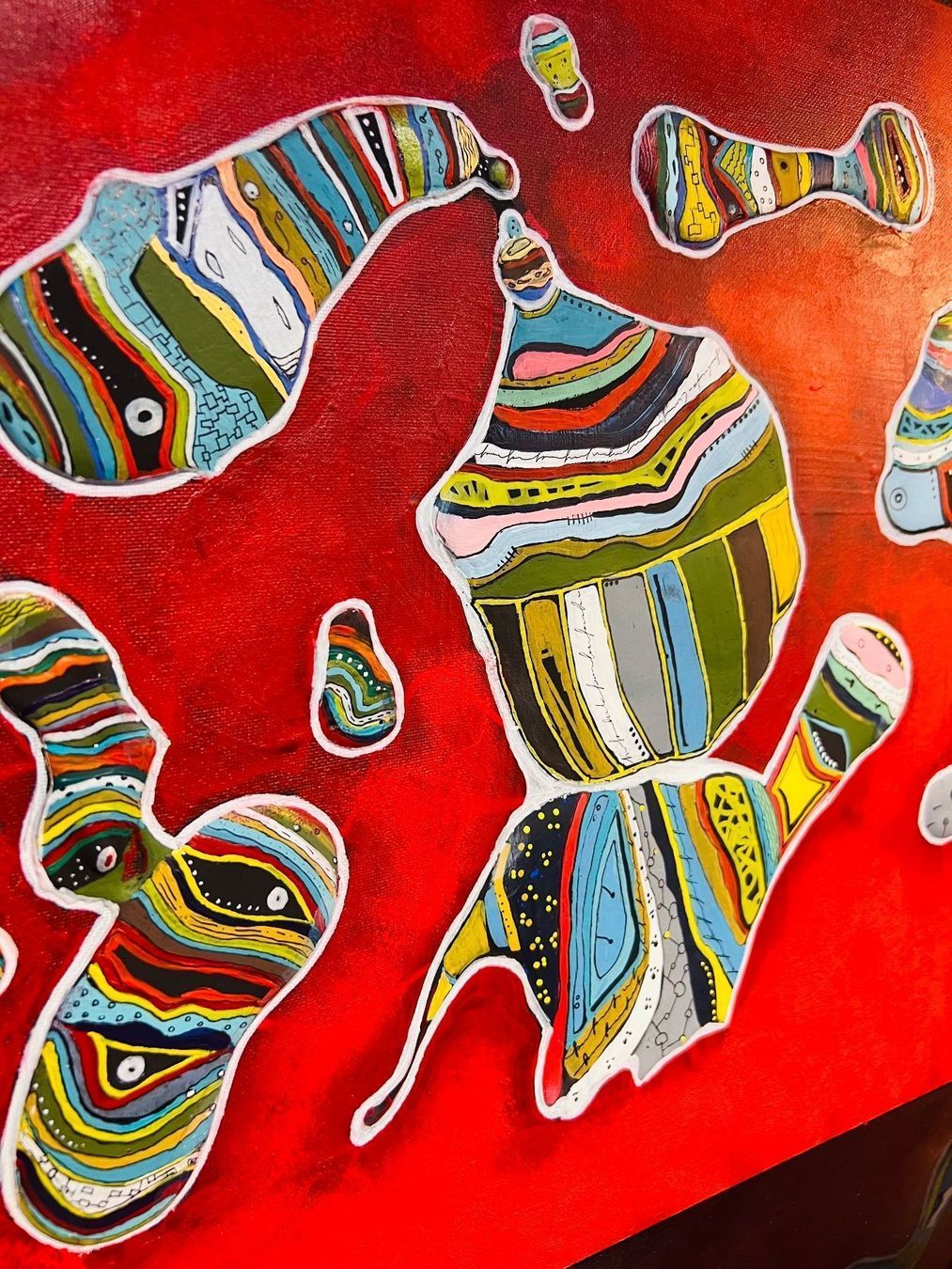 Gemälde: “The Bean  Monsters ” 50x40 cm – Neu und originalverpackt aus Kreuzlingen von eszanza 6