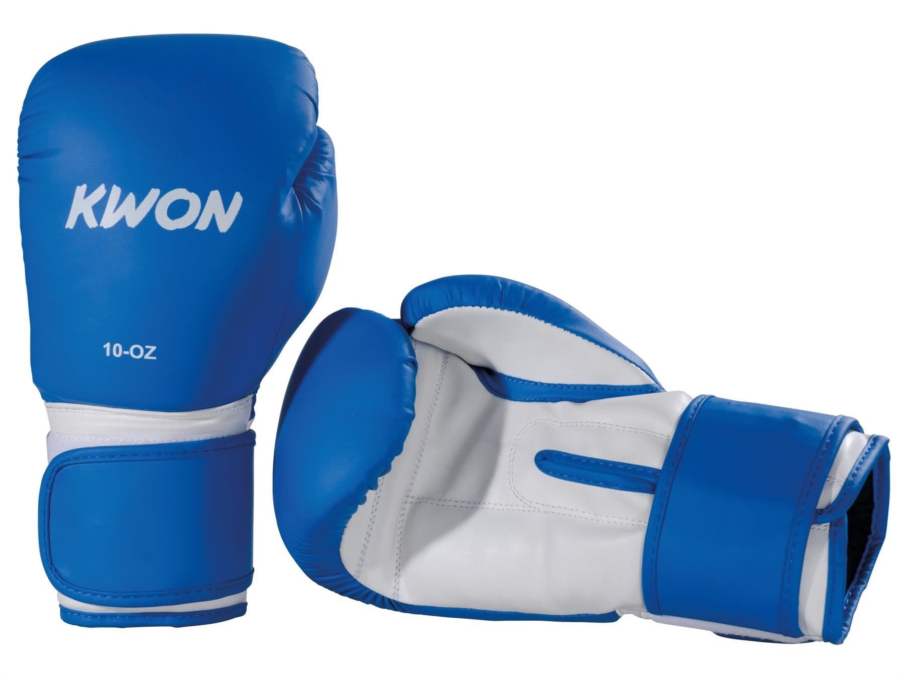 Guanti & manicotti: Fitness-Boxhandschuh Weiss/Blau – Nuovo e nell'imballaggio originale da Schliern b. Köniz venduto da TITANSport 1
