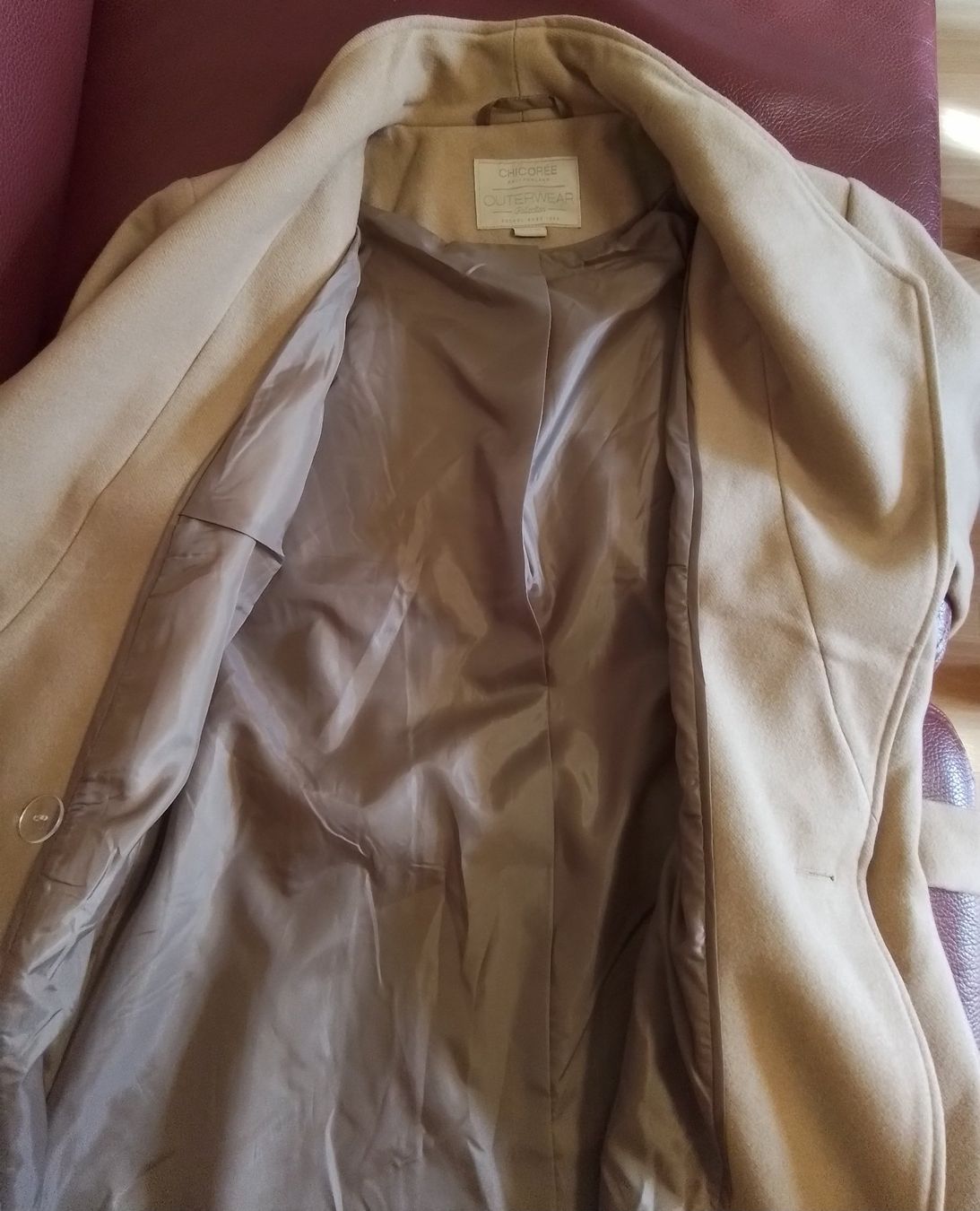 Cappotti: Eleganter, schicker Mantel, beige, Gr. M – Usato da Zürich venduto da meinhobby 5