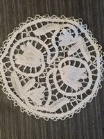 VINTAGE Klöppeldeckchen  60er Jahre ca. 22 cm