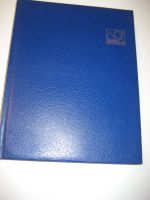 "BIELLA"-Briefmarkeneinsteckbuch, schwarze Seiten, Occasion