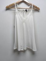 Top blanc dentelle - envoi colis gratuit 