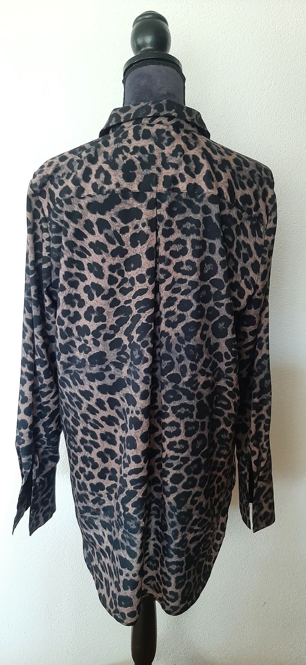 Comma Camicette: Bluse comma 40 Leo-Muster Damen Hemd  – Usato da Uster venduto da kgw78 2