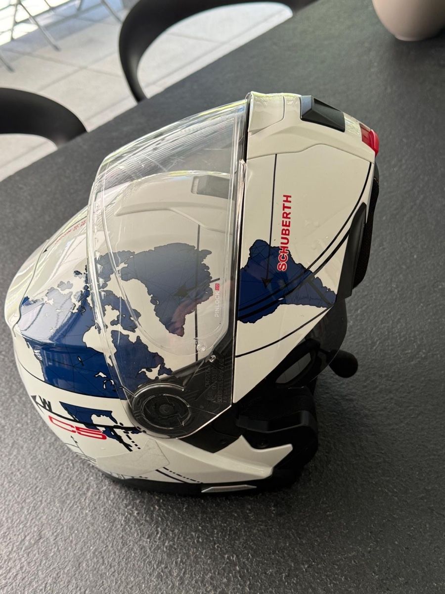 Schuberth Casques & visières: Casque moto modulable Schuberth C5 globe Blue taille s – D'occasion à Epalinges par lejef