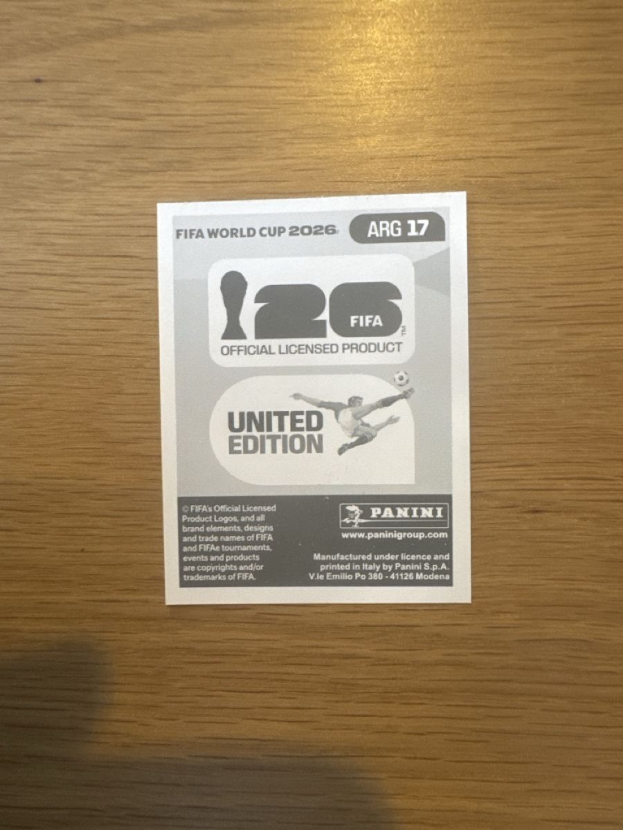 Panini Carte collezionabili: Messi Panini ARG 17 – Nuovo (secondo la descrizione) da Rudolfingen venduto da CardsAndMore 1