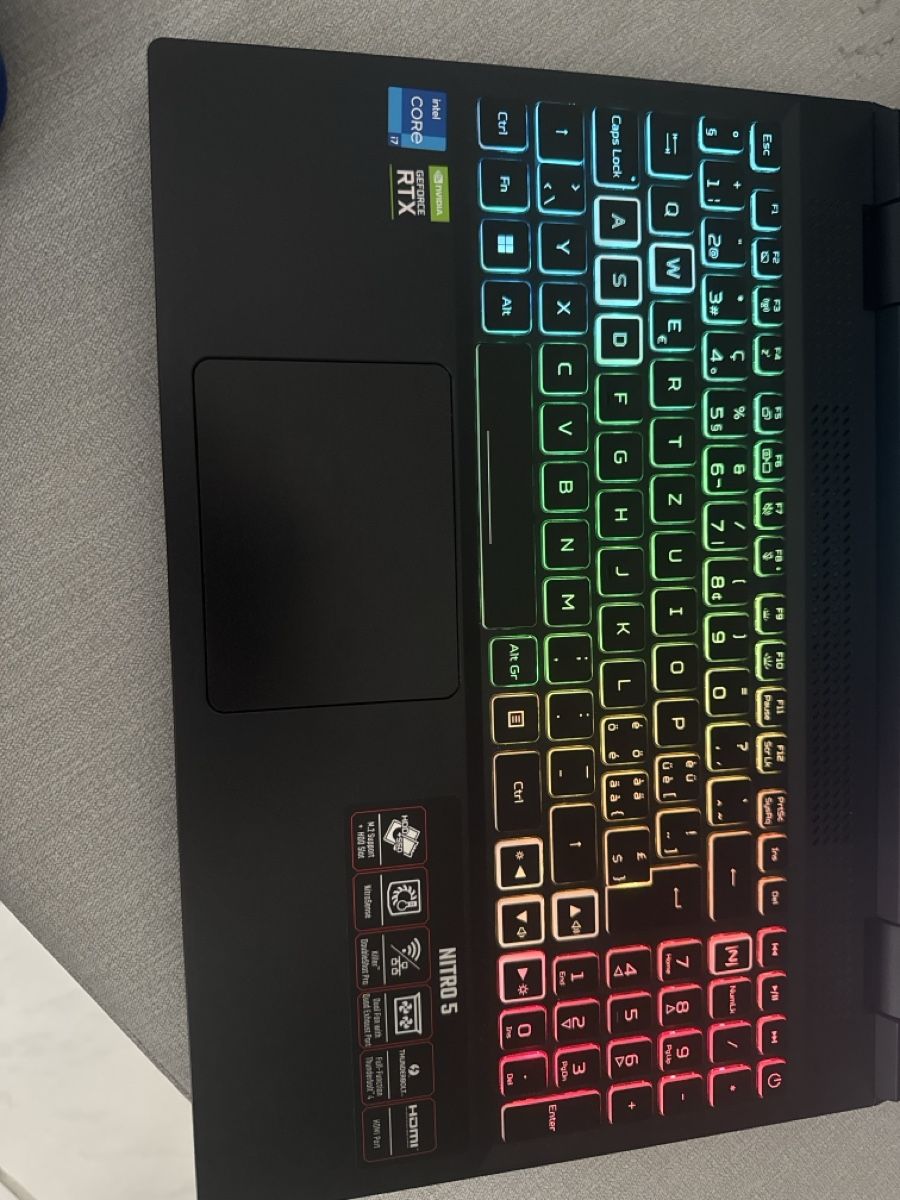 Acer Notebook: Acer Nitro 5 Rtx 3070ti i7-12700H 16gbram – Usato da Bettenhausen venduto da Nmruk 2