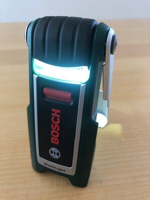 Bosch Lampade: Bosch LED-Leuchte mit Akku Neu – Nuovo e nell'imballaggio originale da Altbüron venduto da zet_pnw5 1