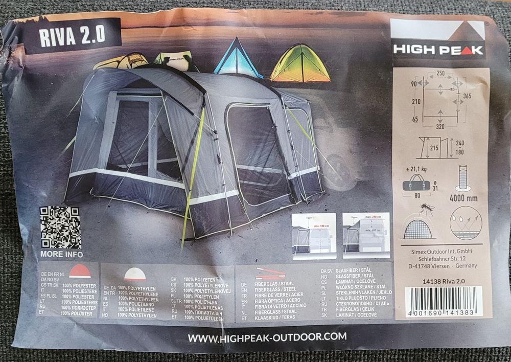Zelte: Tente camping High Peak – Gebraucht aus Fribourg von stick01 2