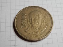 Mexiko 1000 Pesos, 1990