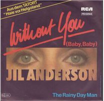 Jil Anderson  --  Without you  Single7  Blaues Vinyl