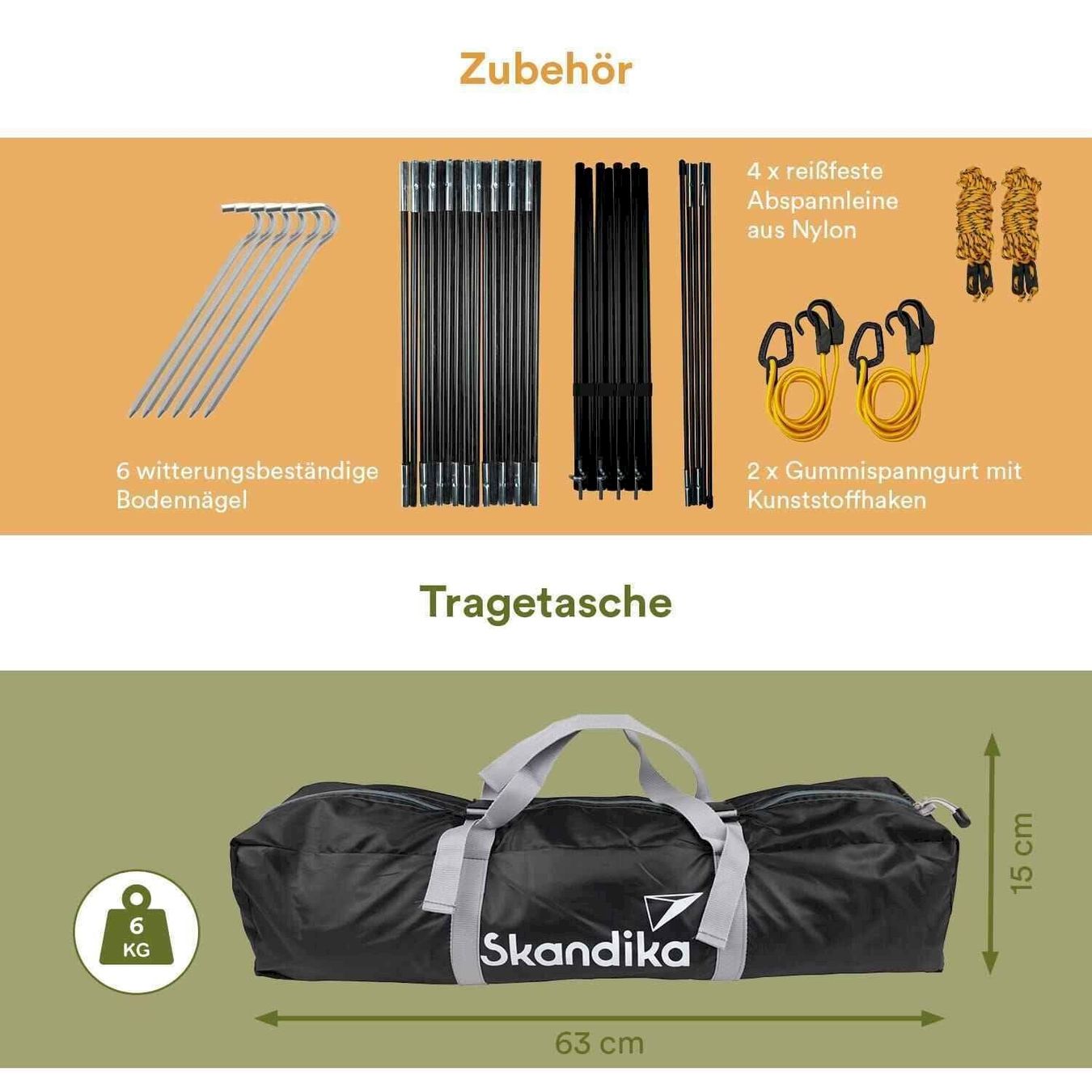 Accessori per altri veicoli: Skandika SUV Sonnensegel Anthrazit – Nuovo e nell'imballaggio originale da Bottighofen venduto da zaap 4