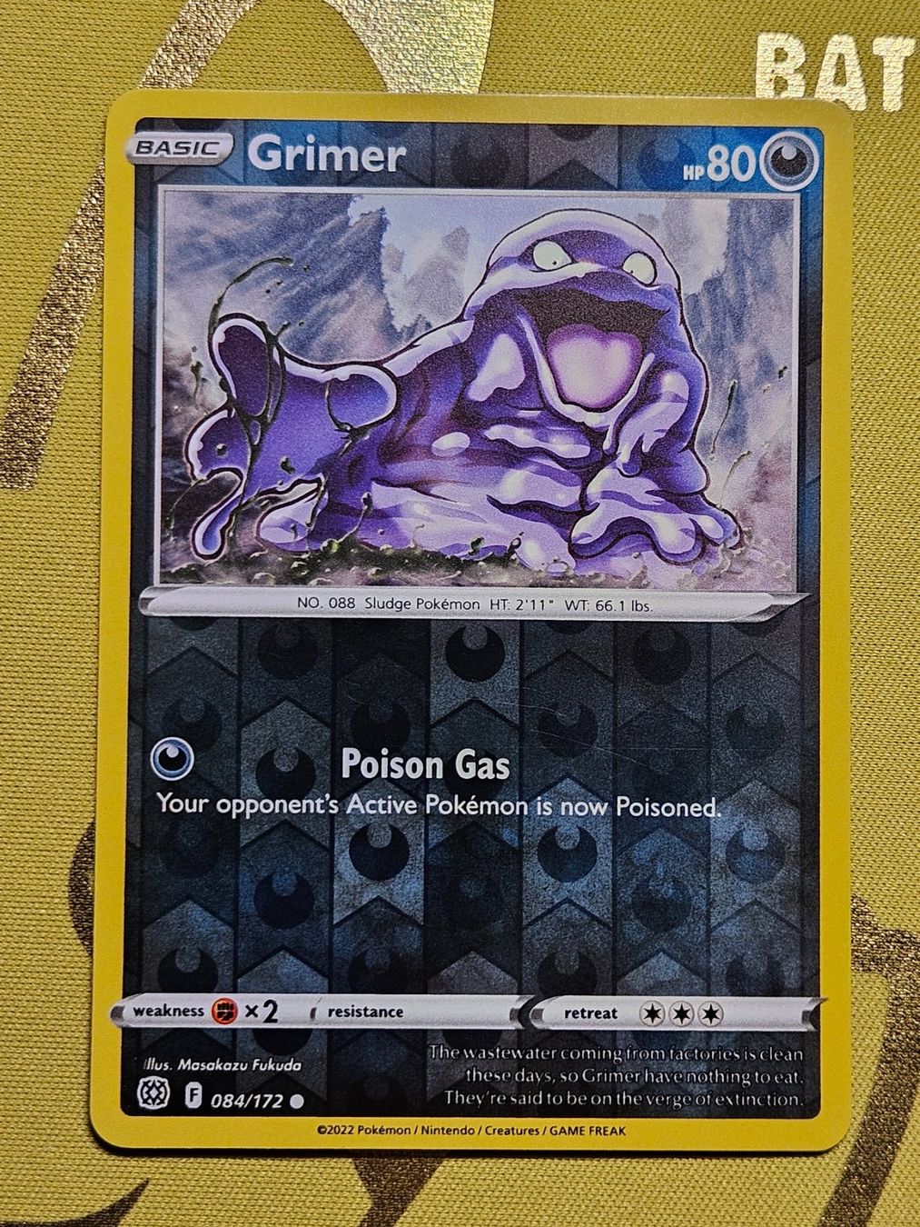 Pokémon Sammelbilder & Trading cards: Brilliant Stars - Grimer 084/172 EN – Gebraucht aus Bellinzona von Pokemarco