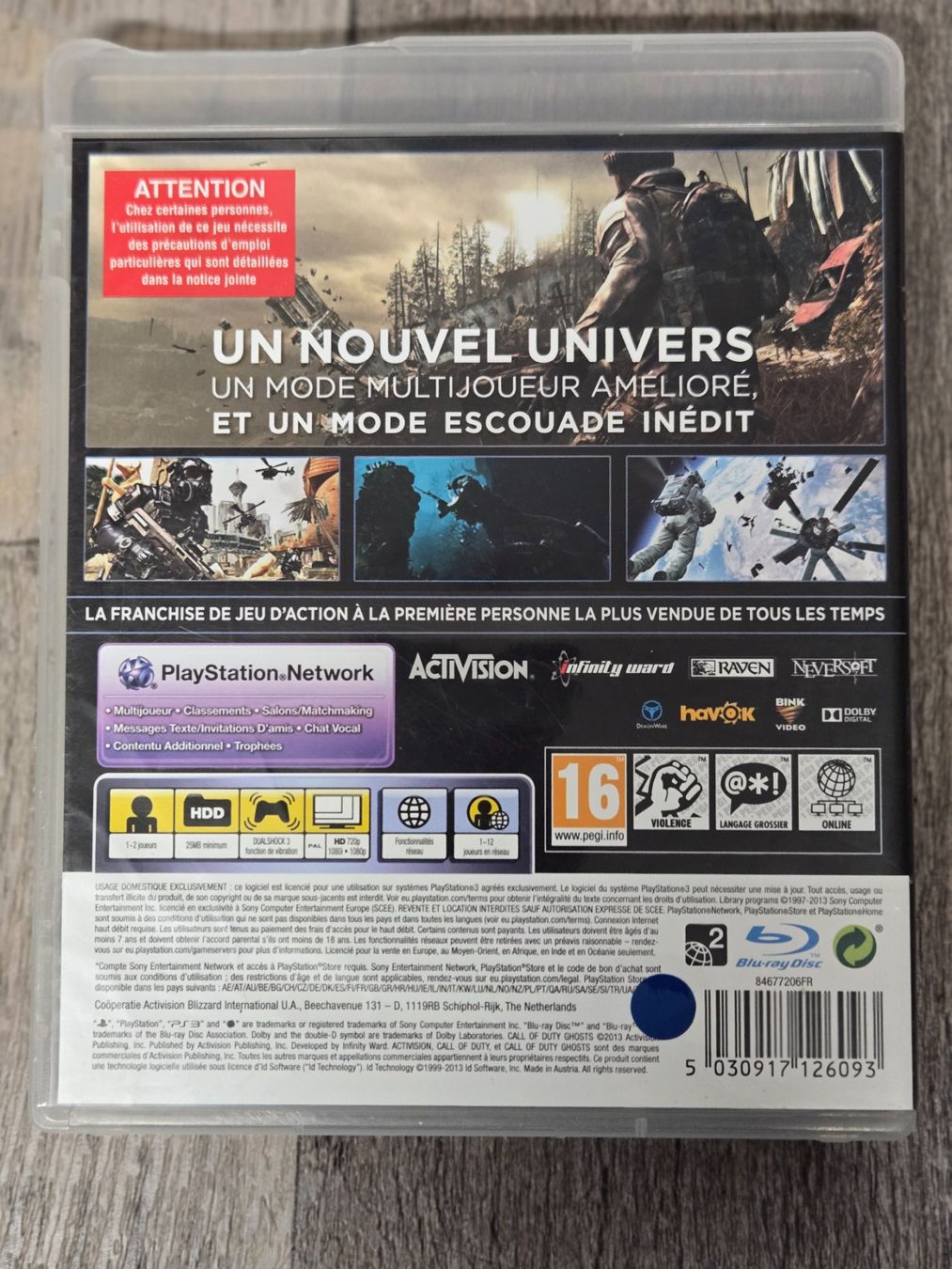 Giochi: Call of Duty Ghosts - PS3 – Usato da Crémines venduto da Blakedrake 1