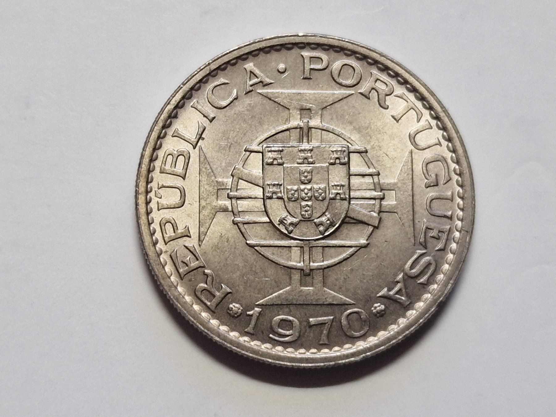 Alle Münzen: Timor 5- Escudos 1970. – Gebraucht aus Zürich von Moreira01 1