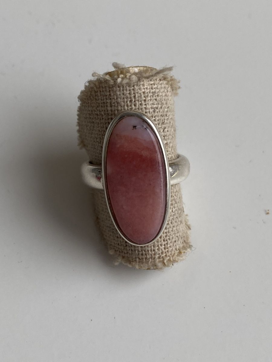 Ringe: Silber 925 Massiv Ring mit Rosa Achat – Neu (gemäss Beschreibung) aus Givisiez von dor_xb9k 1