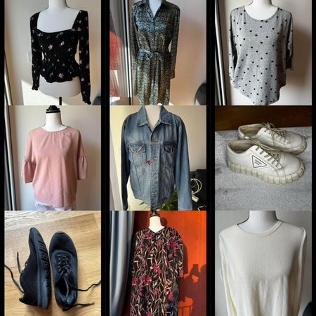 Männer Damen Kinder Kleiderpaket Grösse S,M,L,XL Schuhe 37