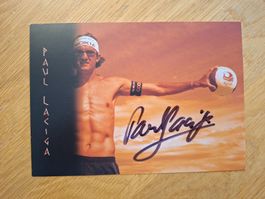 Paul Laciga, Autogrammkarte Beach Volleyball