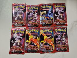8x Pokémon Destined Rivals Booster – Sealed EN - Art-Set