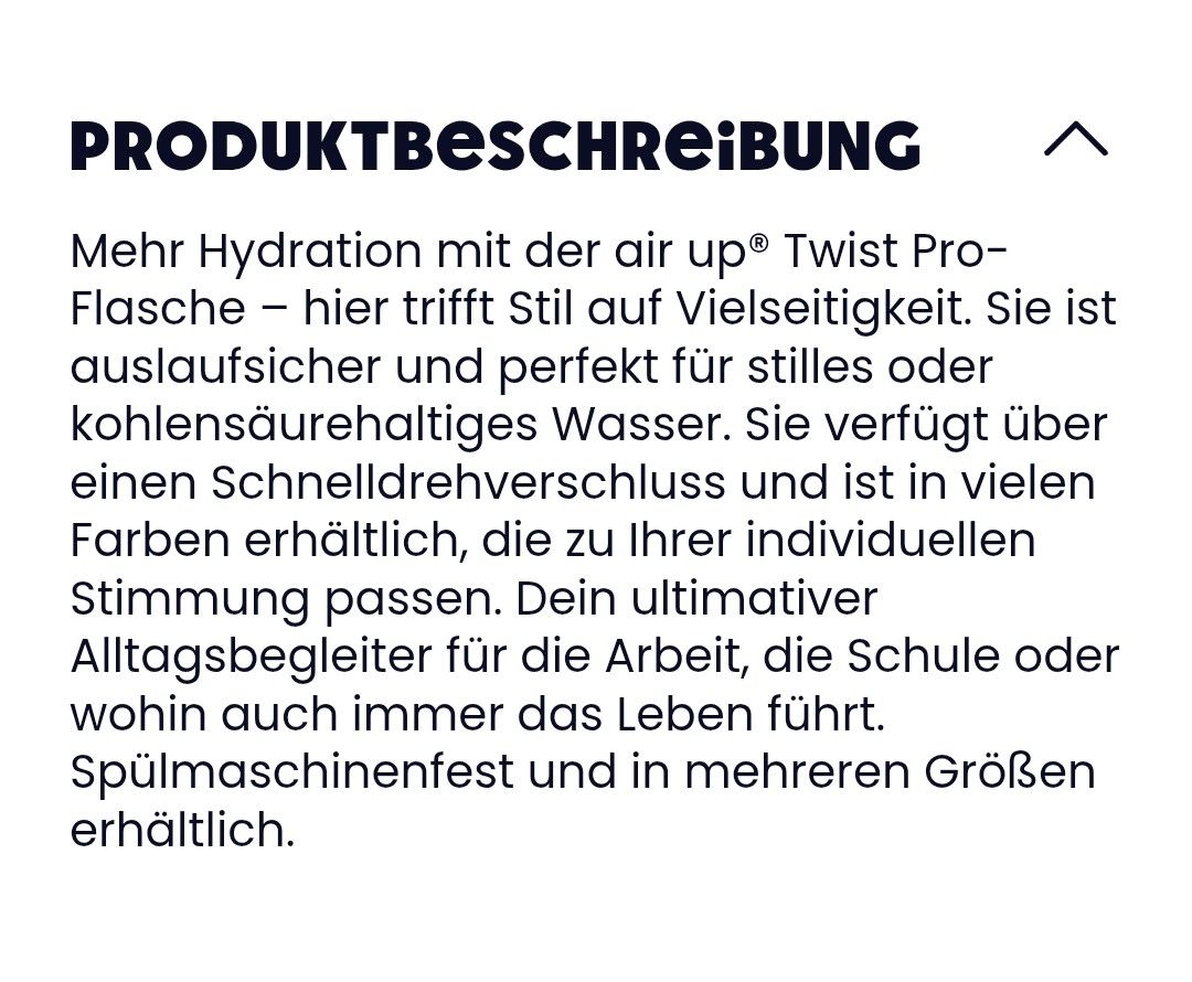 Air Up Borracce & Thermos: Air Up Flasche Twist Pro – Nuovo (secondo la descrizione) da Root venduto da Jacqui131522 1