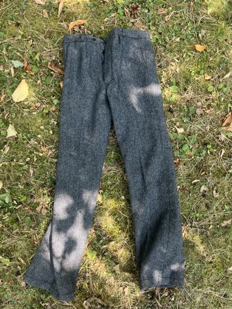 Pantalon vintage années 30-40 costume 1930s/1940s civil 