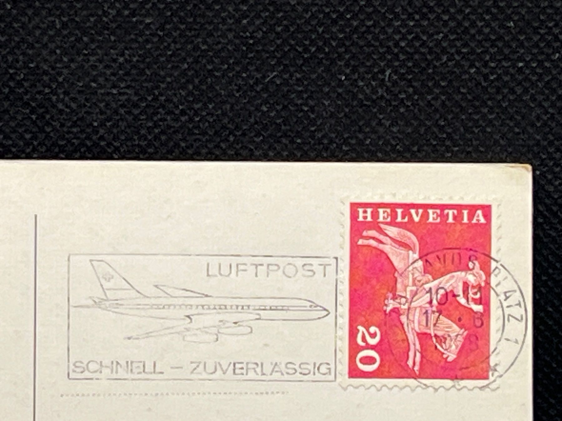 Cartoline postali: Viamalaschlucht bei Thusis GR – Usato da Widnau venduto da Brusi9 1
