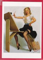 PIN UP GIRL,GIL ELVGREN,THE RIGHT TOUCH, 1958, 11.3 X 16.2cm
