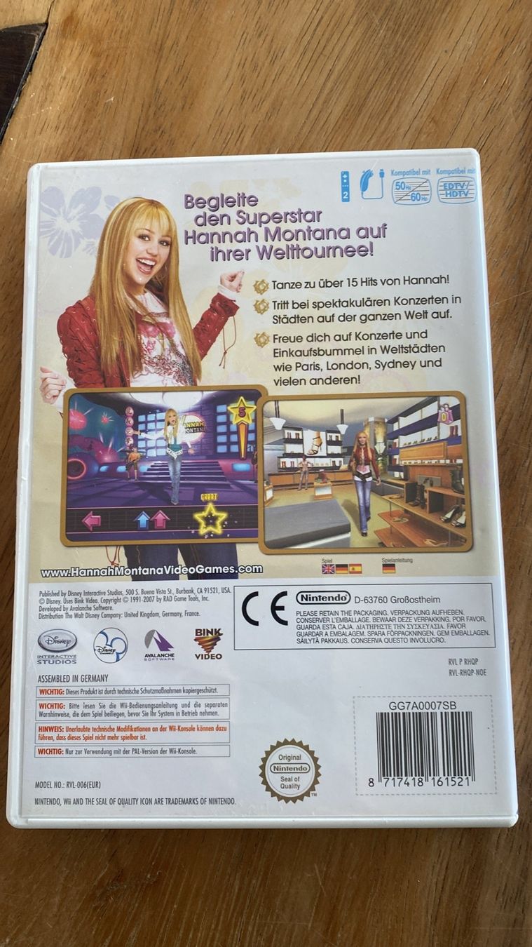 Giochi: Wii Hannah Montana Spiel – Usato da Dagmersellen venduto da Arcticsnow2017 1