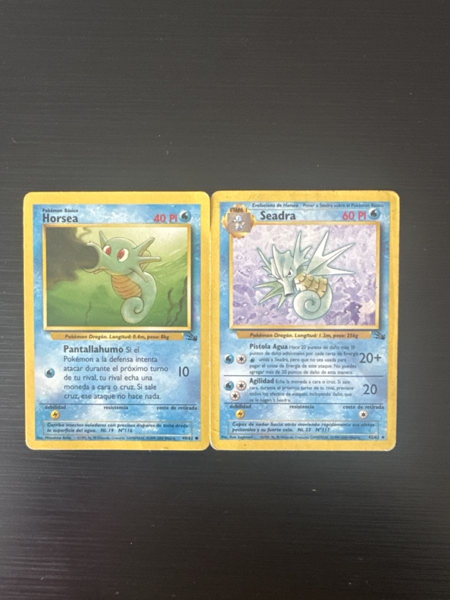 Karten: Pokemon Karten Fossil-Set Spanisch  – Gebraucht aus Rüegsauschachen von cla_kch5