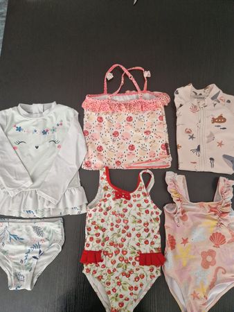 Badeanzug Set für Mädchen Gr 92/98