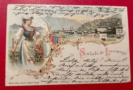 LITHO : Saluti da Locarno 1899