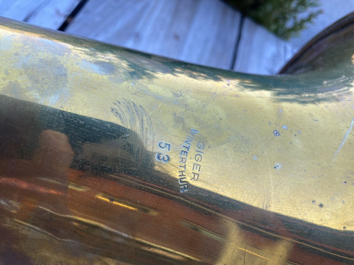 Strumenti musicali: Tenorhorn Giger Winterthur – Usato da Glattbrugg venduto da Pischte.Brockenhaus 8