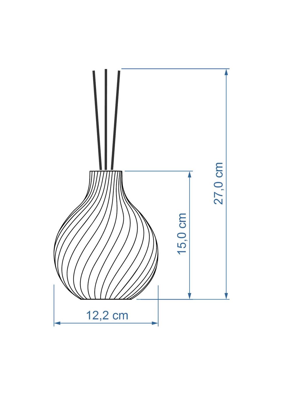 Duftöldiffusoren: Iconic Home Duftvase Sphere 15cm (100ml) – Neu (gemäss Beschreibung) aus Grosshöchstetten von Professio7 3