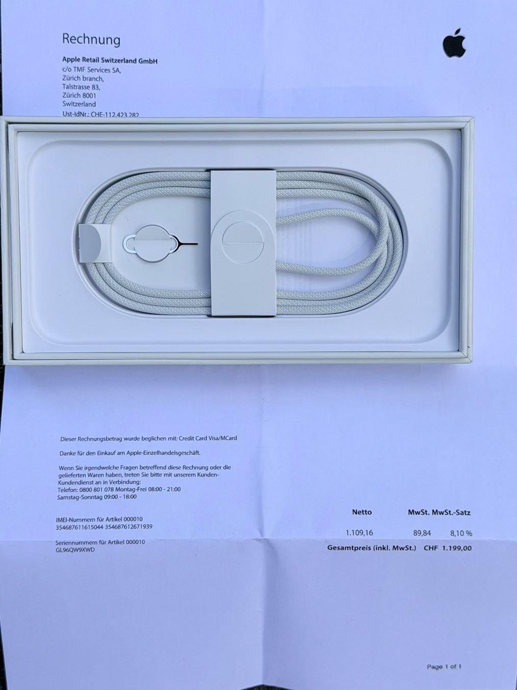 Apple Portables: iPhone 17 Pro Max, inkl. Apple Care+ – Neuf avec emballage d'origine à Muttenz par Johnny_Wishbone69 4