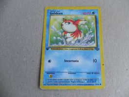 Goldeen Pokémon Sammelkarte 1. Edition Ausgabe 1999-2000 PV
