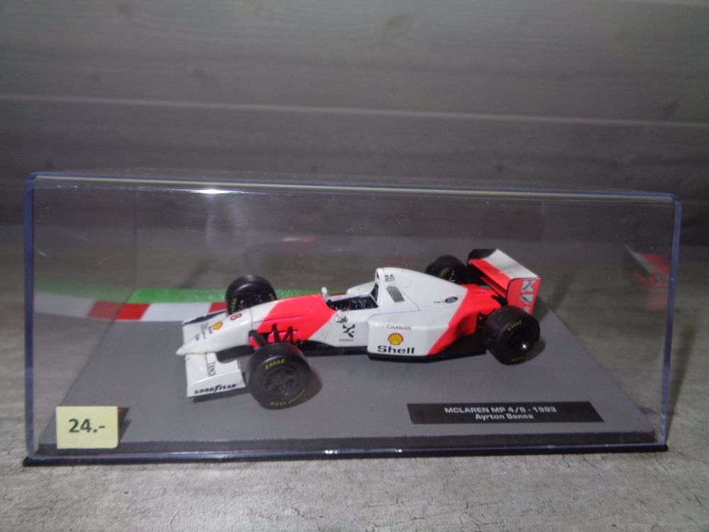 Altaya 1:43 McLaren MP4/4 #12 Ayrton Senna - Winner San Marino GP F1 1988 - Voiture Miniature Formule 1