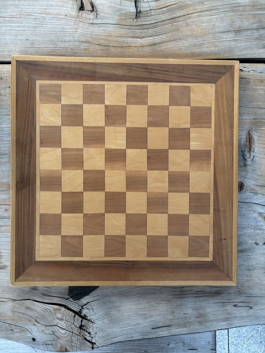 Giochi: Holz Schachbrett, Intarsienarbeit – Usato da Würenlos venduto da Ashley24 5