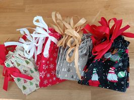 Adventskalender 24 neue Säckli zum Befüllen, Handgemacht