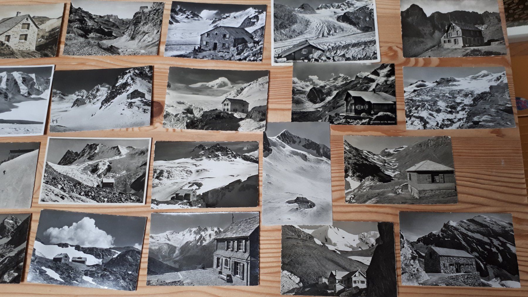 Cartoline postali: 20 AK Schweizer Berghütten s/w – Usato da Goldiwil (Thun) venduto da chilou 2