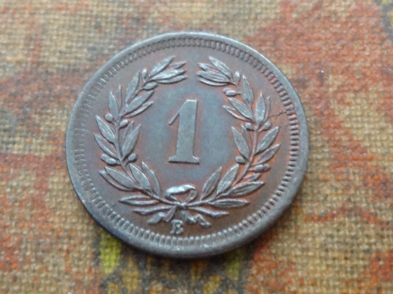 Toutes les monnaies: 1 Rp. 1892  (B) – D'occasion à Romanel-sur-Lausanne par Swift13 1