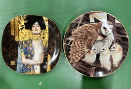 Teller-Set Sammelteller GUSTAV KLIMT & A.J. RUDISILL SET B