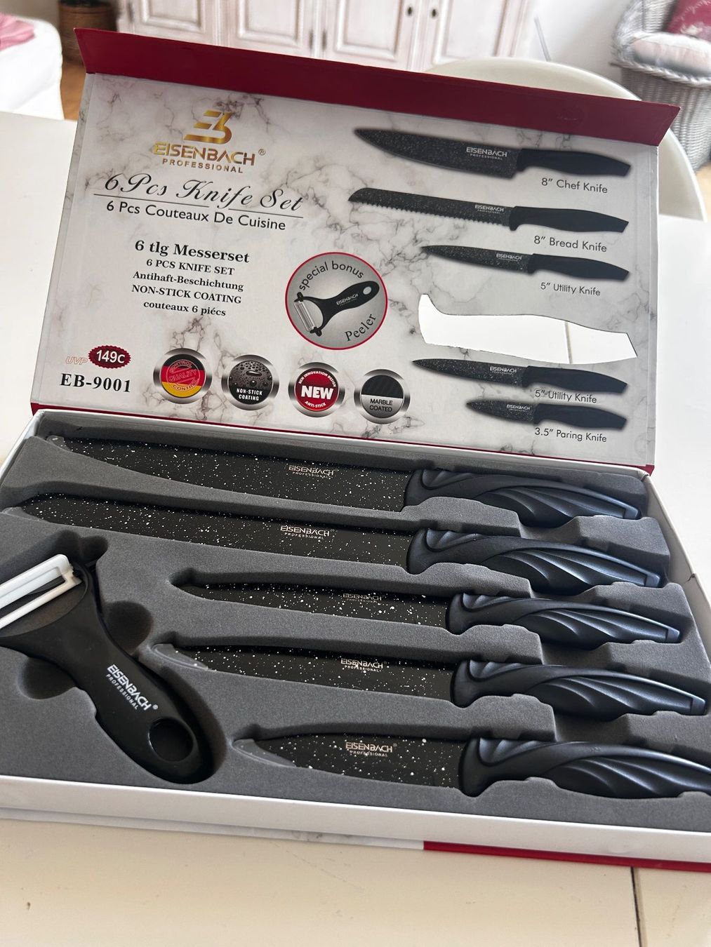 Coltelli da cucina: Messer Set 6 teilig Küche Marke Eisenbach – Nuovo e nell'imballaggio originale da Neukirch (Egnach) venduto da Bsally