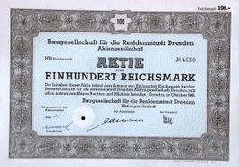 Baugesellschaft für die Residenzstadt Dresden AG - 1941