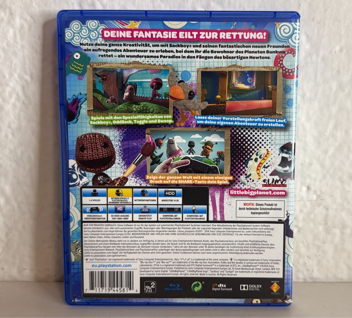 Sony Giochi: LittleBigPlanet 3 - PS4/PS5 Game – Usato da Ehrendingen venduto da bubulence 1