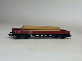 VE1- Märklin Flachwagon mit Bambusstäben