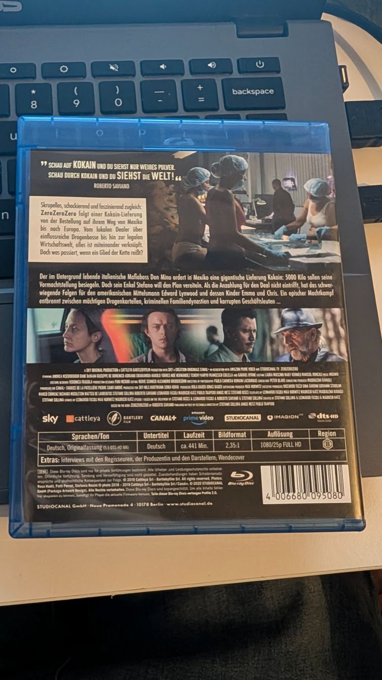 Tutti i DVDs: Zero Zero Zero - Season 1 Blu Ray DVD Robert Saviano – Usato da Hünenberg See venduto da SpecialEditionGaming 2